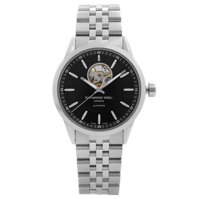 Raymond Weil Freelancer Steel Black Dial Automatic Mens Watch 2710