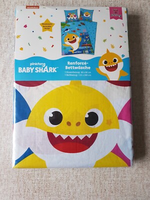 Bettwäsche Baby Shark 135×200 Wendemotiv