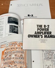 Yamaha B-2 Stereo Basic Amplifier Service Owner's Manual in Color
