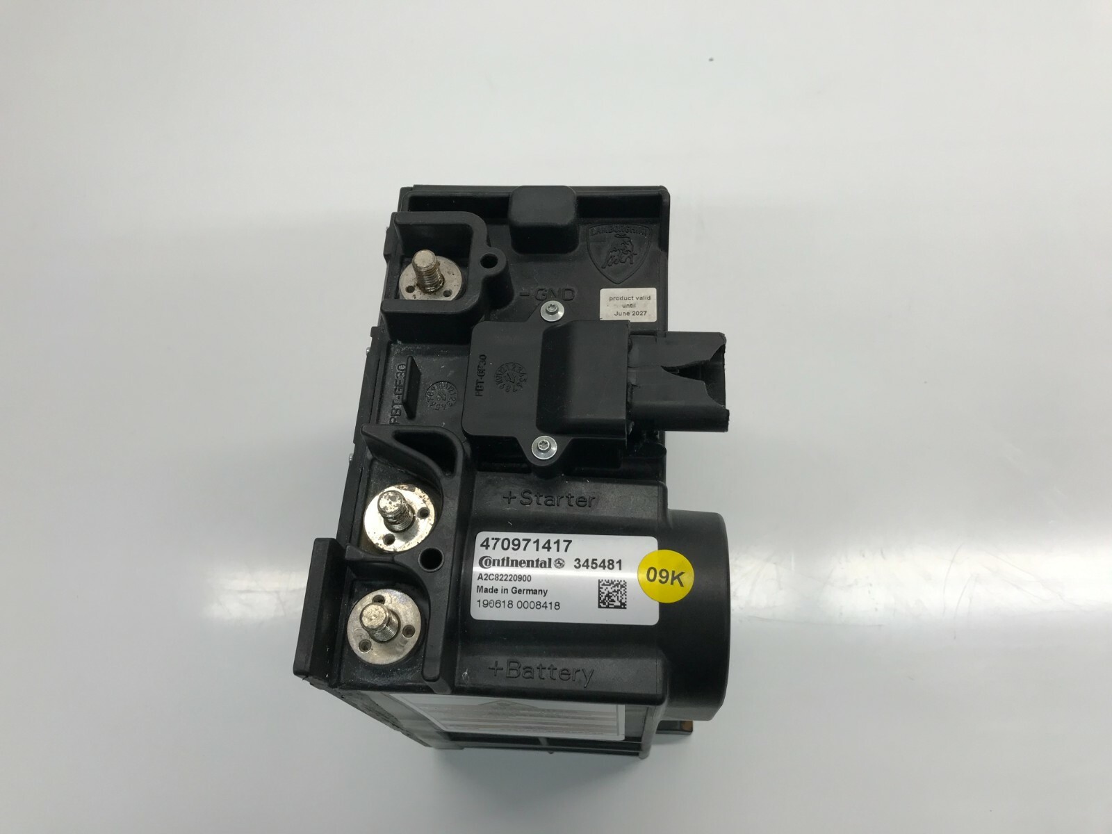 LAMBORGHINI AVENTADOR LP700 ULTRA CAPACITOR POWER CABLE BOX OEM 470971417