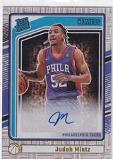 Panini Donruss 2024-25 No. 289 Judah Mintz Rated Rookie Auto Choice