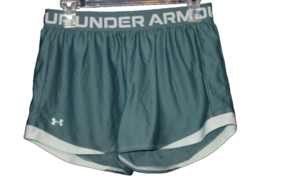 Under Armour Shorts Women's UA Loose Fit Logo Waistband Gray Size