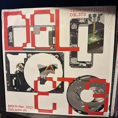 Terrorrythmus - D3L3T3 Red Vinyl Record Electronic