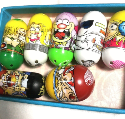Mighty Beanz 2010 Lot Of 7 Basic Beans In Good Condition From