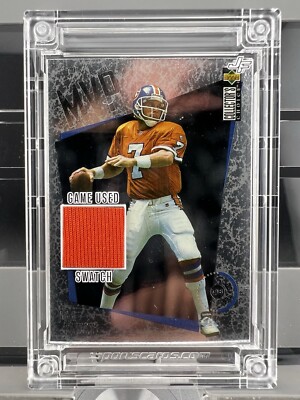 希少　NFL フィギュア　1998 Broncos ブロンコス John Elway 2024 Jersey Fusion Game Used Swatch 1998 Denver Broncos