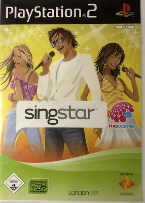 SingStar: The Dome PS2 Sony PlayStation 2 Videospiel Gesang  OVP mit Anleitung
