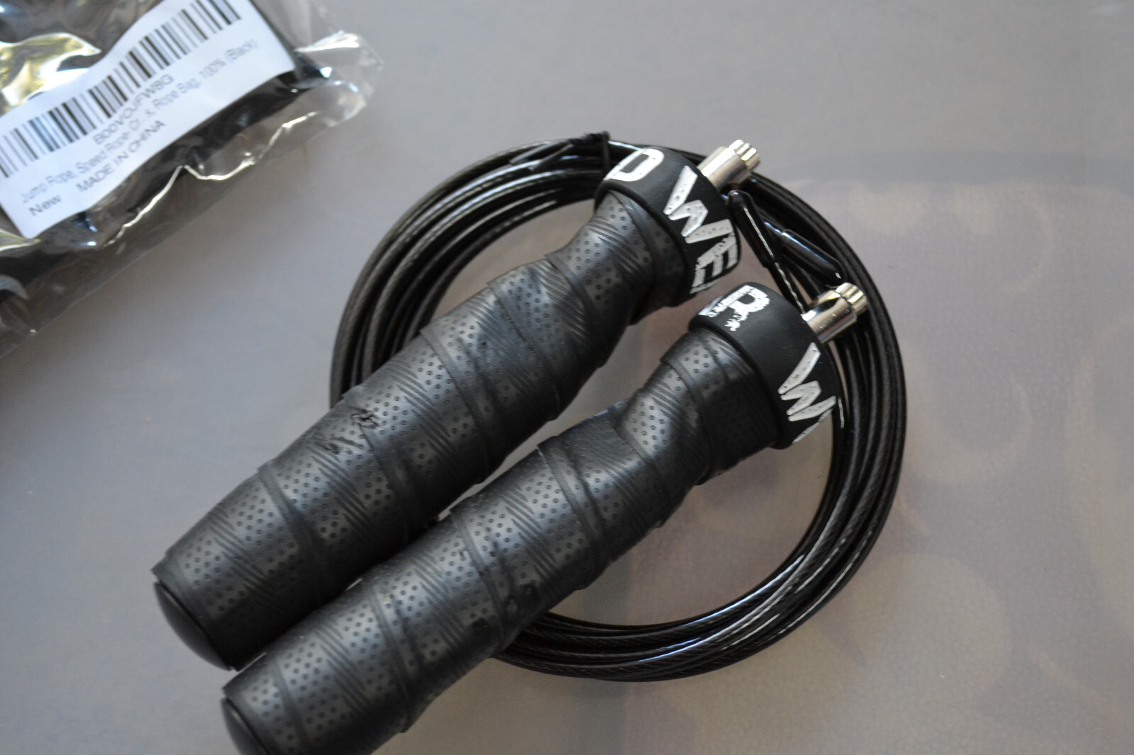 WOD Wear, Jump Rope, Speed Rope, Work Out, Cross Fit, W/ Nylon Bag