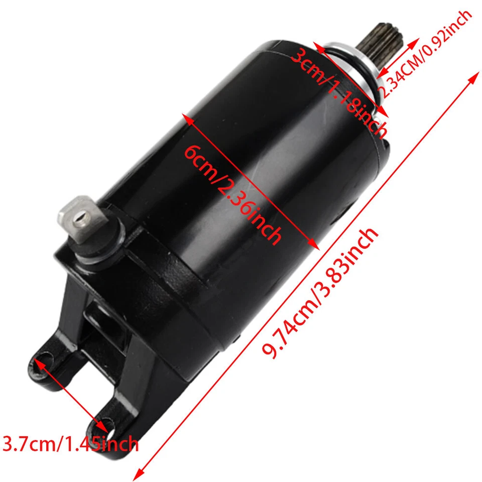 Starter Motor For Triumph Tiger 800 800XC 2011-2017 Street Triple 675 R 2008-17 - Image 4 of 4