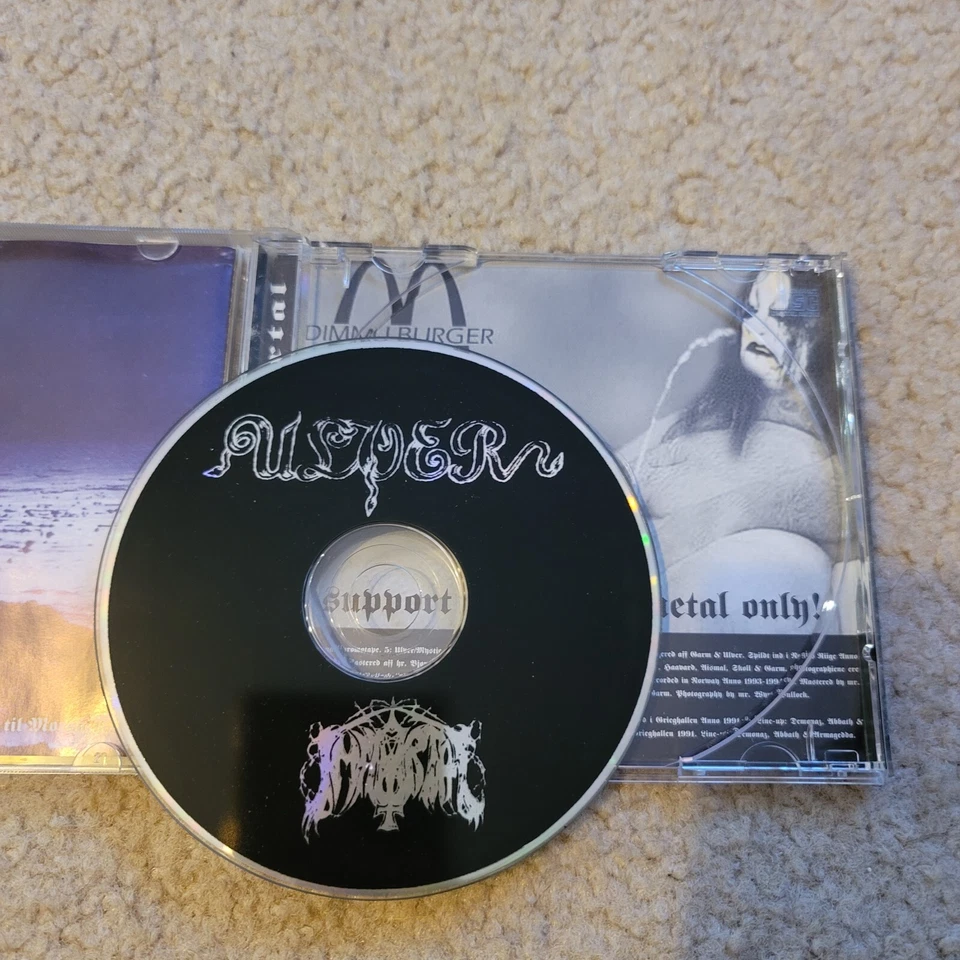 Ulver Vargnatt Promo 93 & Immortal ORIG1PRESS CD Emperor Mayhem gorgoroth Foto 3 de 3