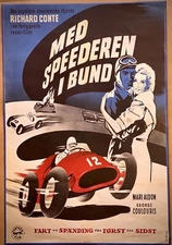 Med Speederen The Bund - Poster Danish Replica - Richard Conte
