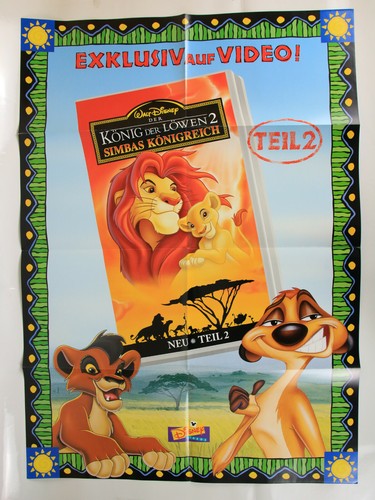 Original Filmposter Filmplakat Sammlung Konvolut Walt Disney Filme A1 Auswahl - Bild 25 von 72