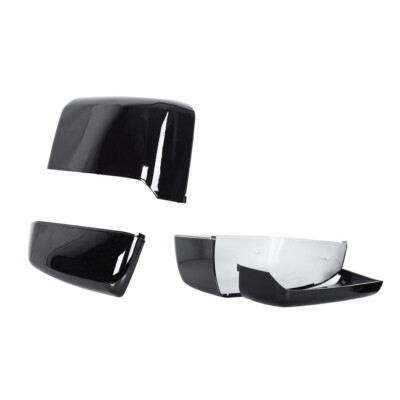Glossy Black Tow Mirror Cap Covers For Chevy Silverado & GMC Sierra 2014-2019 (Set Of 4) - View #3