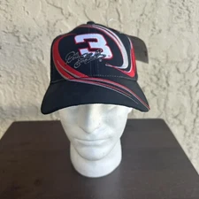 VINTAGE Chase Authentics Dale Earnhardt Hat Cap Mens One Size Black Nascar Race