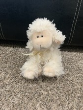 Russ Berrie Lamb Melton Plush Stuffed Animal Toy Sheep Cuddly Soft
