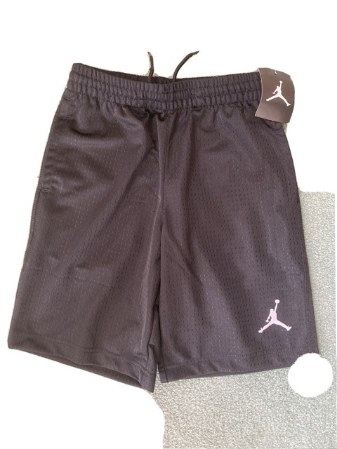all black jordan shorts