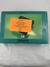 Sony Discman D-66 Portable CD Player Parts Or Repair -Original Packaging 1113 