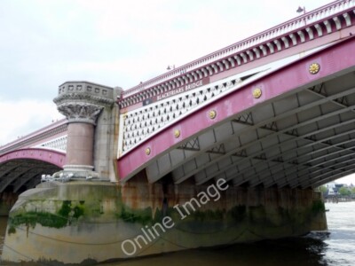 Photo 6x4 Blackfriars Bridge, London Blackfriars road bridge, as seen fro c2009