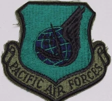 US Air Force Pacific Air Forces Patch PACAF subdued sew on style each P9603