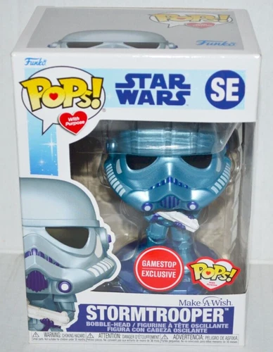 Funko POP Make A Wish Star Wars Stormtrooper SE Figure GameStop Exclusive MINT🔥