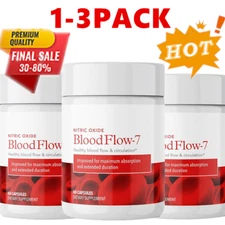 1-3X Juvenon Bloodflow-7 Blood Circulation Supplement Nitric Oxide 60 Capsule &