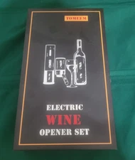 Tomeem Electric Wine Opener Set, Wine Gift Set with Rechargeable Wine Opener