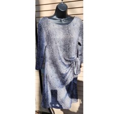 AA Studio AA Women's Mother of Bride Dress Side Bow Three Quarter Long Sleeves