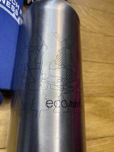 Miir Essentials Stainless Steel Canteen W Cool Sleeve, WOOLRICH logo - Picture 4 of 9