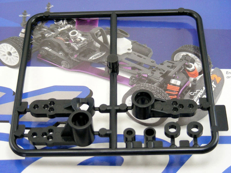 Vintage HPI Nitro RS4 Racer2 PRO2 Steering Arm Set A393 RARE NEW Old Stock NOS ! - Image 4 of 4
