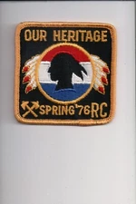 1976 rC Our Heritage Spring patch