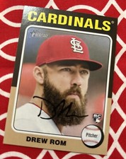 2024 Topps Heritage #382 Drew Rom RC St. Louis Cardinals
