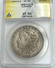 1893-CC MORGAN DOLLAR ANACS VF30