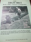 Troy-Bilt Roto Tiller-Power Composter Sales Brochure 1971 — photo 1