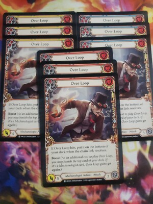 9 Card Playset Over Loop Arcane Rising Unlimited  Flesh and Blood FAB