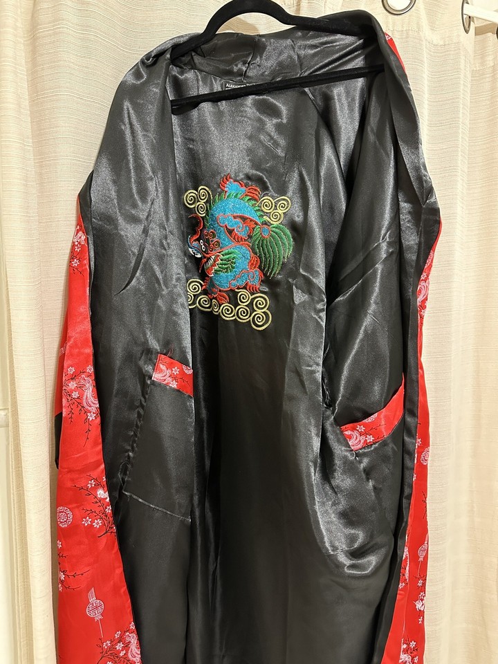 VINTAGE japanese silk kimono robe eBay