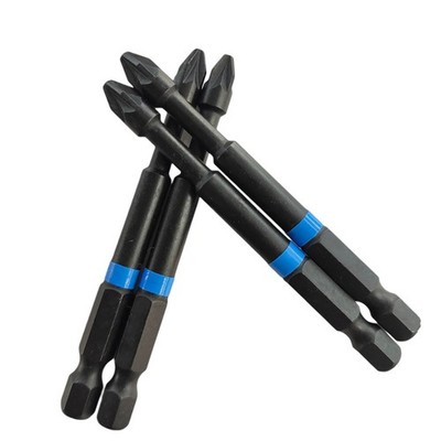 Satz magnetische Schraubendreher-Bits in für Pozidriv Größen Gesamtlänge 75