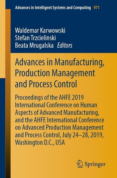 Advances In Manufacturing, Production Management And Process Control Beata Mruga-image