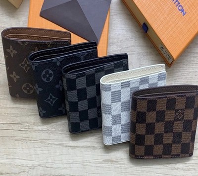 Louis Vuitton Men's Bifold Wallet Folding Credit Card Monogram/Damier Colors