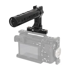CAMVATE Top Cheese Handle Grip w/QR NATO Clamp & Safety Rail fr Camera Cage Rig