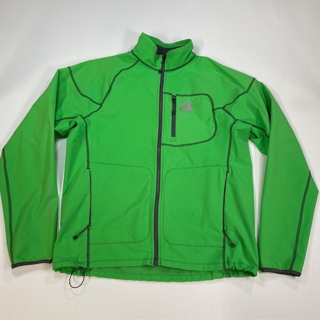 First Ascent Softshell Jacket Full Zip Green Gray… - image 1