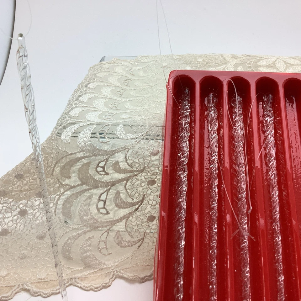 Enfeites vintage de vidro torcido de gelo, conjunto de caixa de 12 peças - Imagem 3 de 4