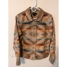 Pendleton Woolen Mills Women's Jacket - Size M, 100 Virgin Wool