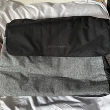 Costco Keep Cool Cube Storage Black Gray Shopping Cooler Zippered Bag 21 X 16