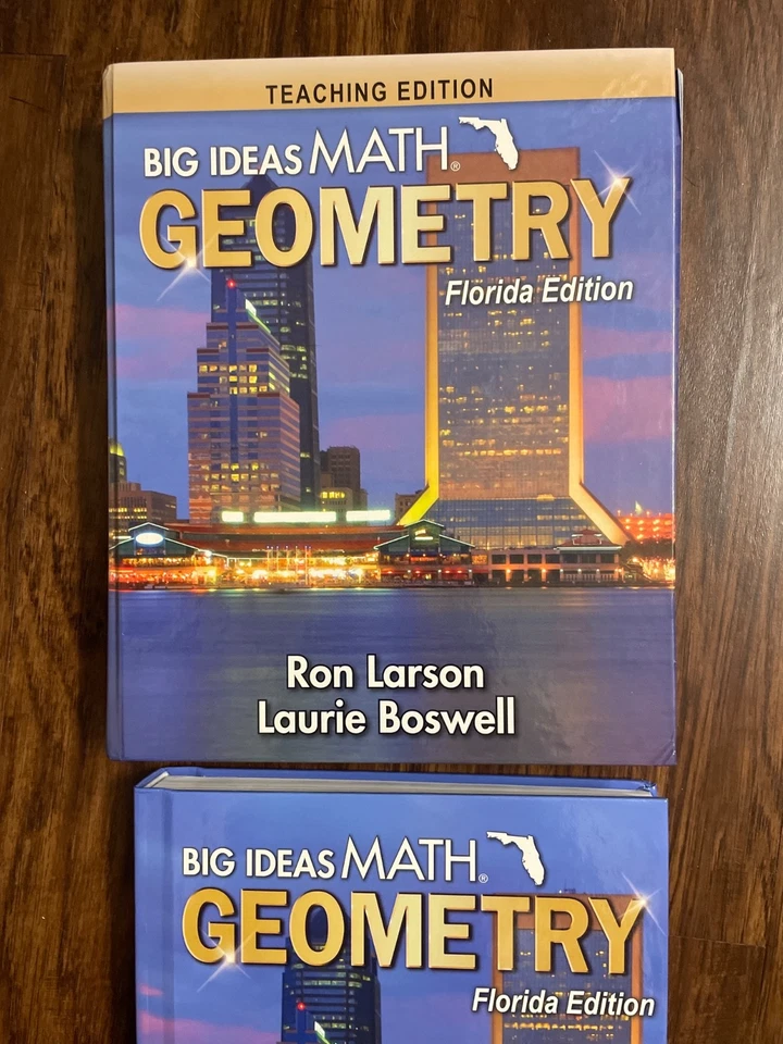 NEW Big Ideas Math (Geometry ) Florida Edition Teacher and Student Edition HTF - Image 2 of 4