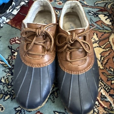 JBU by Jambu Women's Glenda Waterproof Duck Shoes Brown Size 7.5