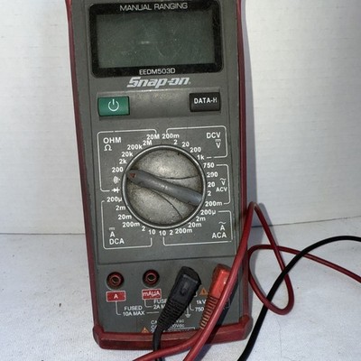 Snap-on EEDM503D Manual Ranging Multimeter