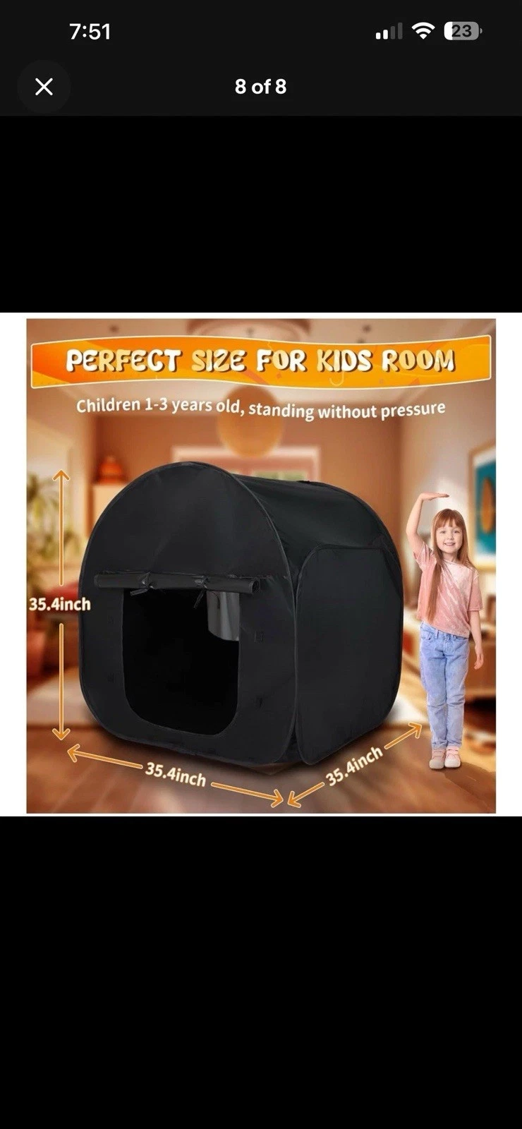 Small Pop Up Tent- Compact and Easy Setup- Tan/Green