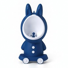Bathroom Item PP Plastic Rabbit Wall Urinal Wheeled Base