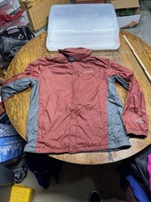 Columbia Jacket Mens L Lightweight Outdoor Lined Hiking Rain Active Omni Tech