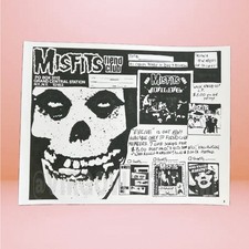Misfits Fiend Club Order Form Advertisement Flyer (1982)
