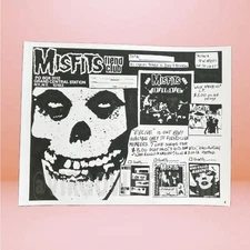 Misfits Fiend Club Order Form Advertisement Flyer (1982)